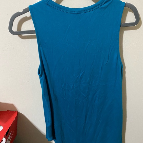 Turquoise blue tank top express size small - Picture 4 of 5